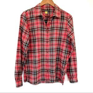 Cabela’s 💯 cotton flannel button down shirt in plaid, camping shirt